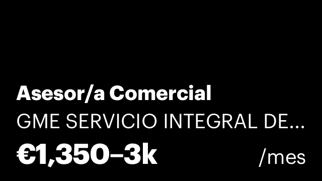 Asesor/a Comercial
