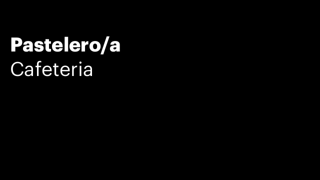 Pastelero/a