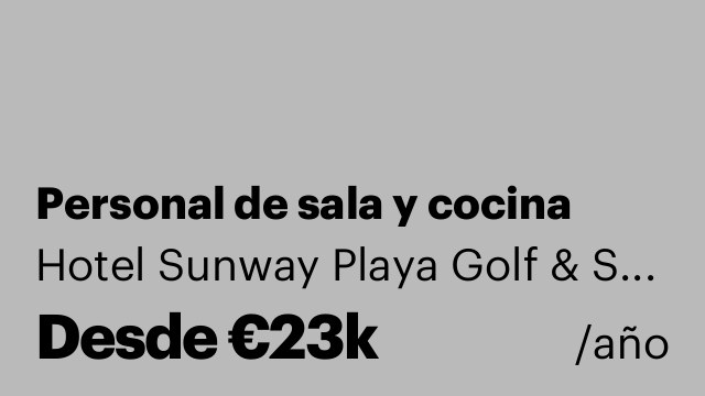 Personal de sala y cocina