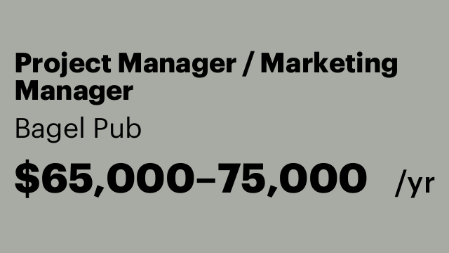 Project Manager / Marketing Manager