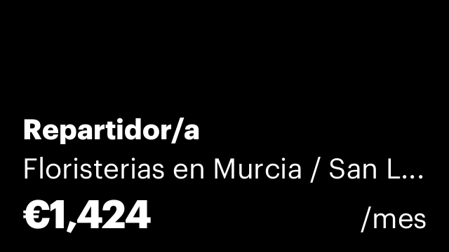 Repartidor/a