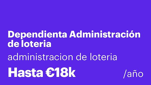 Dependienta Administración de loteria