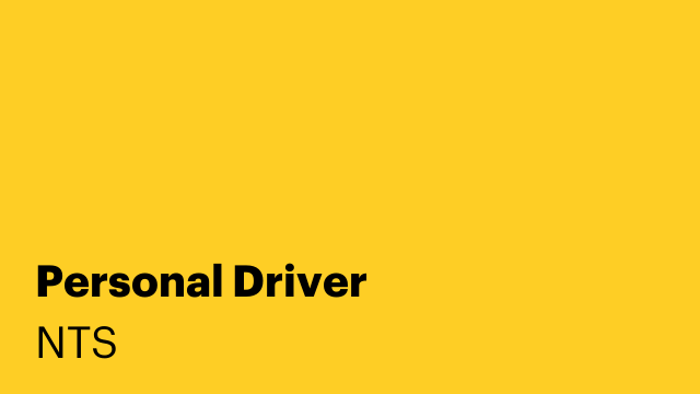 Personal Driver