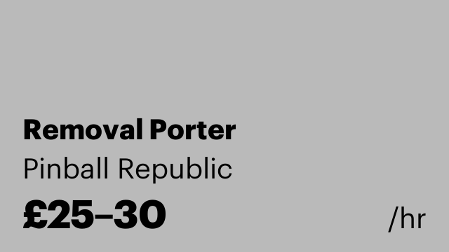 Removal Porter