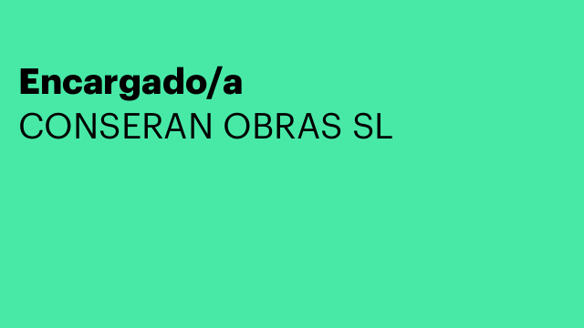 Encargado/a