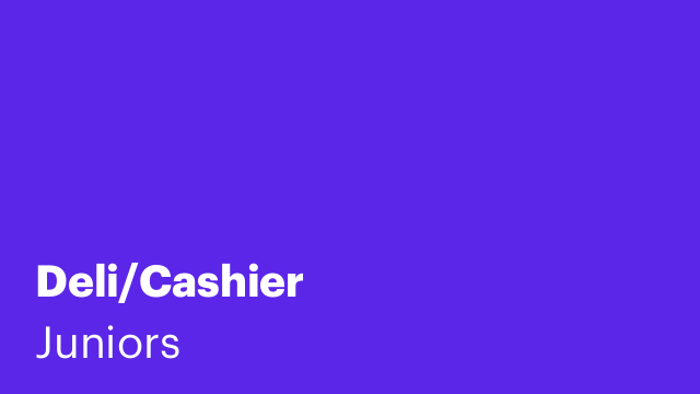 Deli/Cashier