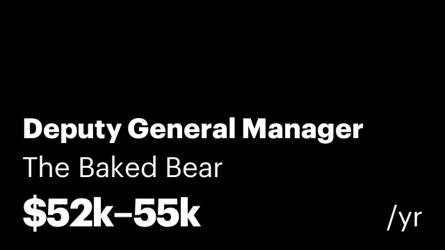 Deputy General Manager