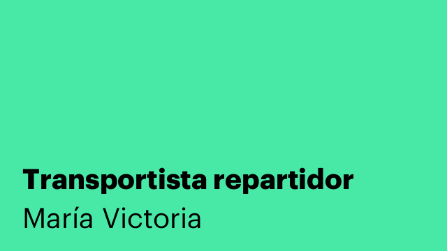 Transportista repartidor