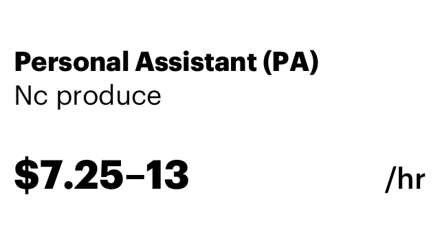 Personal Assistant (PA)