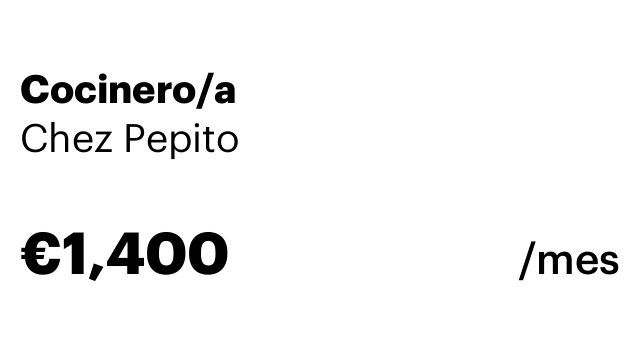 Cocinero/a