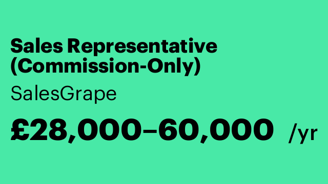 Sales Representative (Commission-Only)