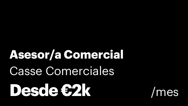 Asesor/a Comercial