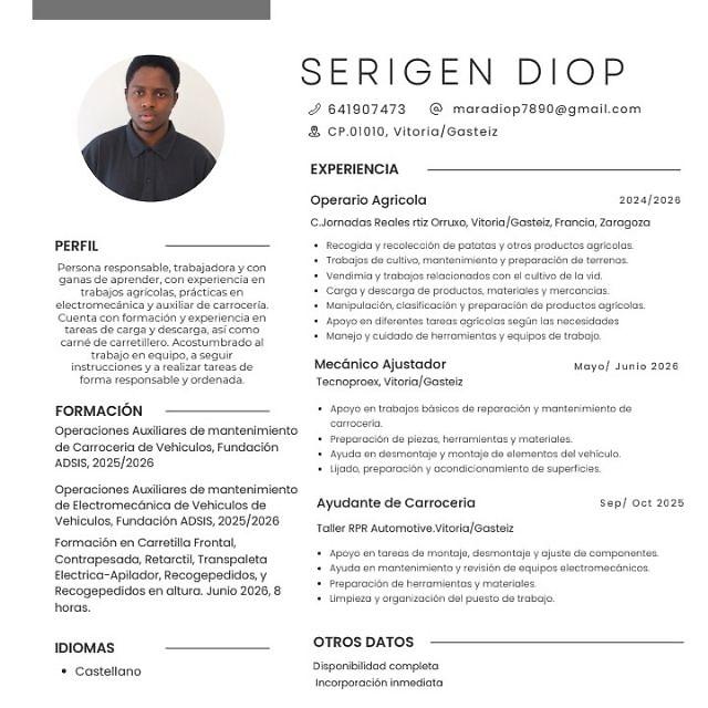 Candidate avatar