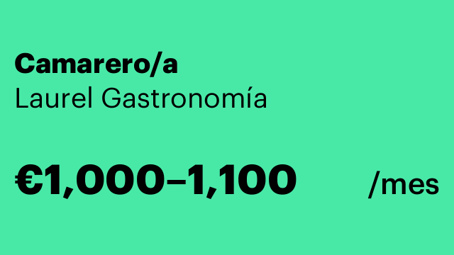 Camarero/a