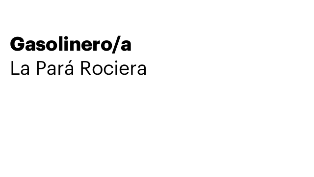 Gasolinero/a