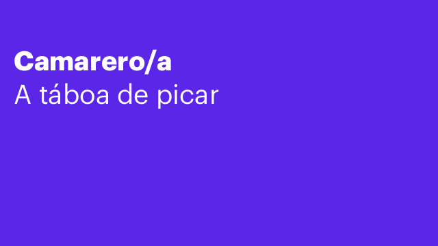 Camarero/a
