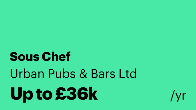 Sous Chef