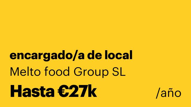 encargado/a de local