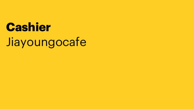 Cashier