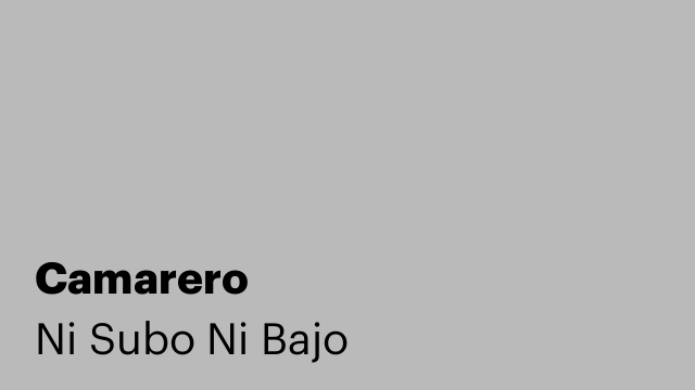 Camarero