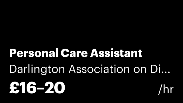 Personal Care Assistant