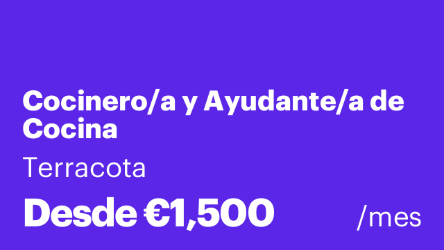 Cocinero/a y Ayudante/a de Cocina