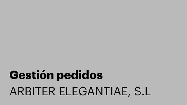 Gestión pedidos