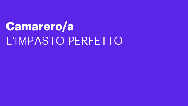 Camarero/a