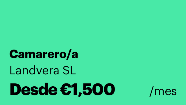 Camarero/a