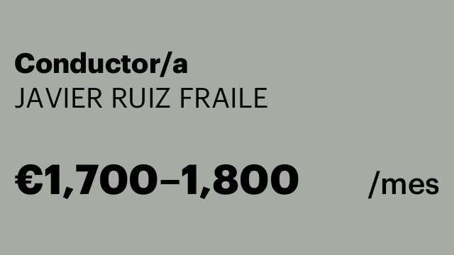 Conductor/a