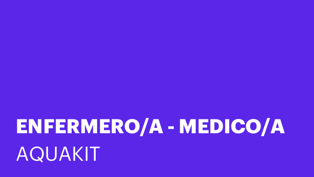 ENFERMERO/A - MEDICO/A