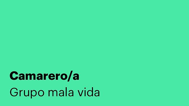 Camarero/a