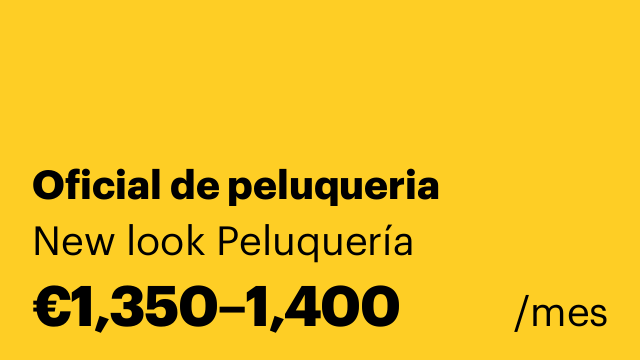 Oficial de peluqueria