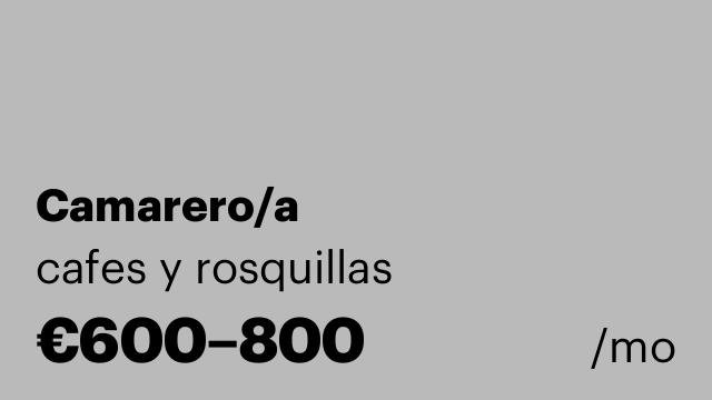 Camarero/a