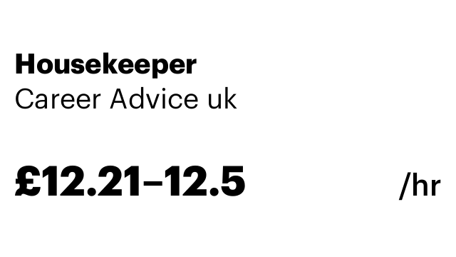 Housekeeper