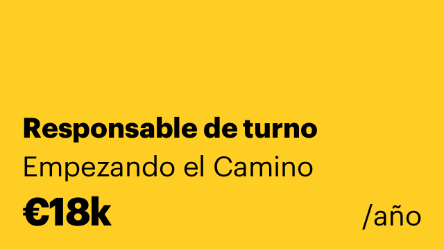 Responsable de turno