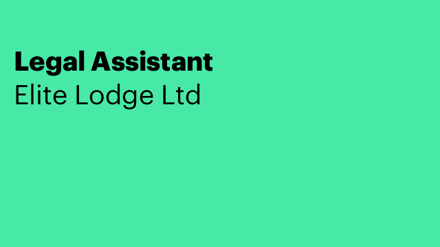 Legal Assistant