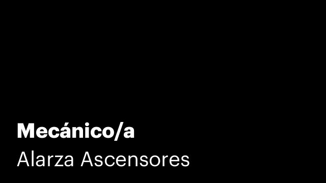 Mecánico/a