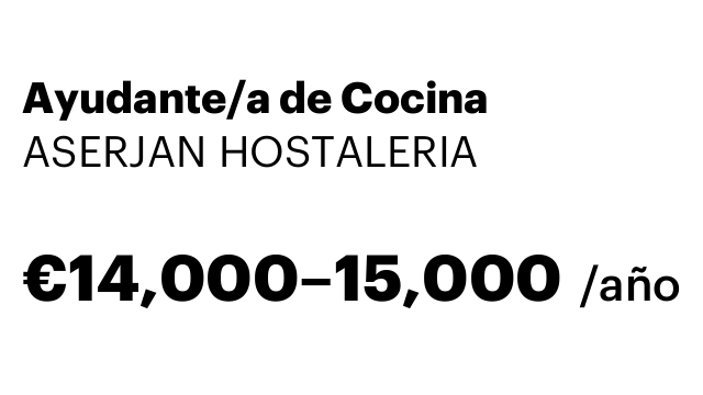 Ayudante/a de Cocina