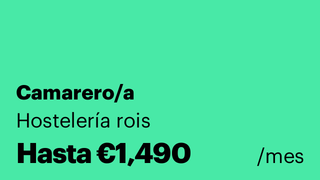 Camarero/a