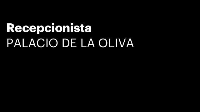 Recepcionista