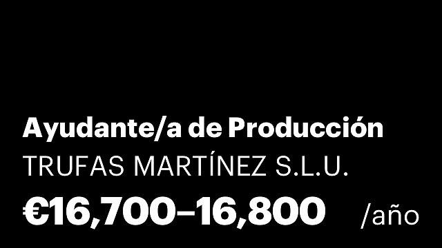 Ayudante/a de Producción