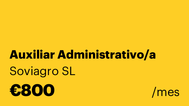 Auxiliar Administrativo/a