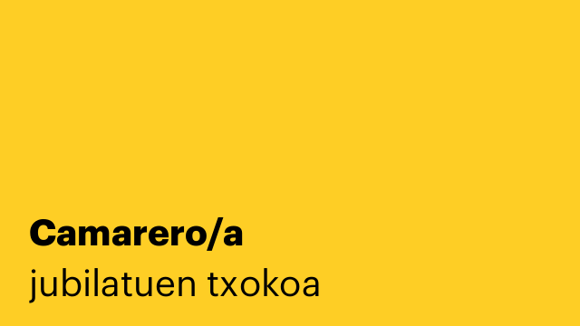 Camarero/a