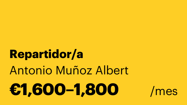 Repartidor/a