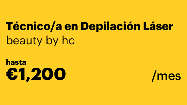 Técnico/a en Depilación Láser