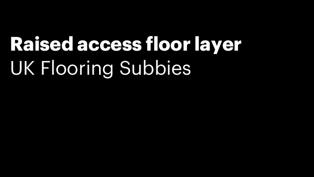 Raised access floor layer