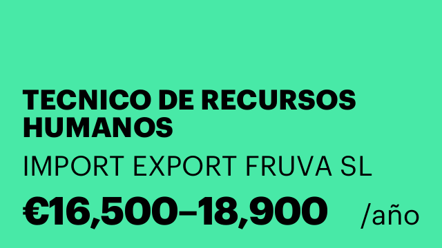 TECNICO DE RECURSOS HUMANOS