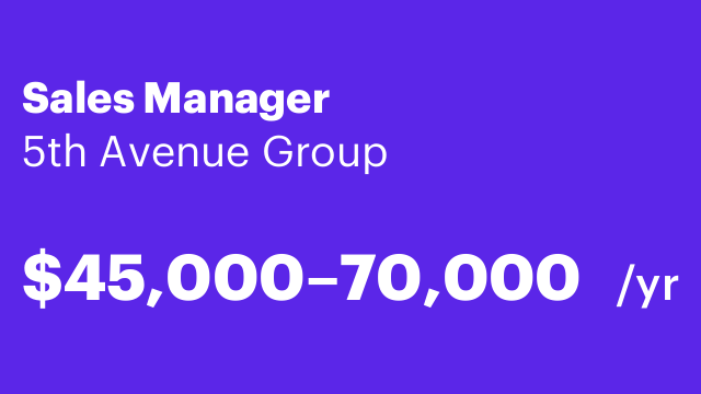 Sales Manager