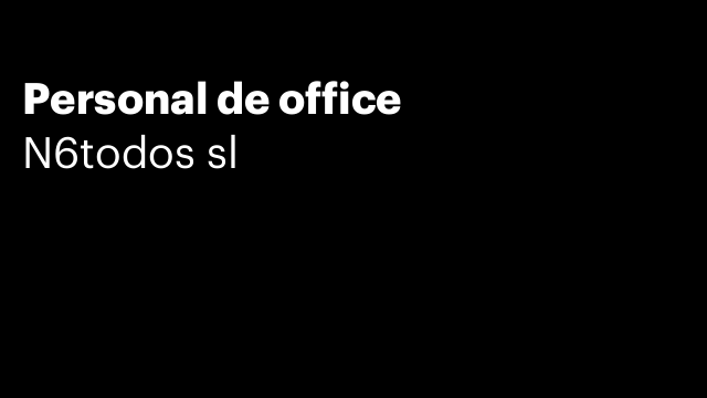 Personal de office